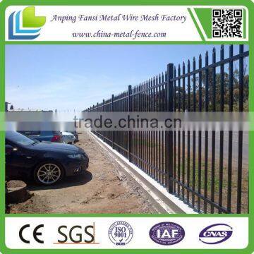 powder coating fence/ steel fence panel /steel fencing panel/steel tubular fence/iron fence