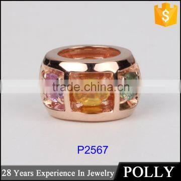 China Oem Jewelry Manafacturer Big Stone Pendant Design Simaples Gold Chain Necklace photo-2