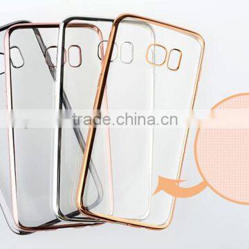 TPU Electroplating Transparent Case for S7 Edge