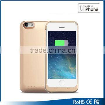 Hot sale mfi battery case for iphone 5s iphone 5 2200mAh Lithium polymer 5v 1A gold black white colors