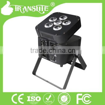 Hot sale 6pcs 6in1 RGBWA+UV LED PAR light for events