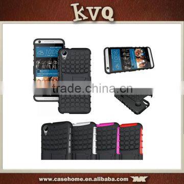 Rubber Rugged Hybrid Hard Stand Case Cover For HTC