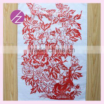 Chinese folk art for home decoration Chinese paper-cuts lovely plant JZ-88