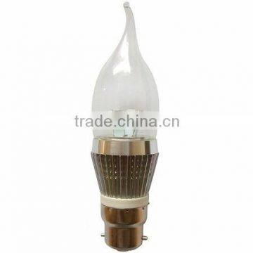 Good quality tail type b15 e14 4w smd candle bulb led light 3000k