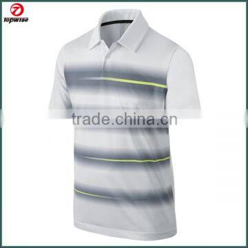 2016 high quality sublimated polo shirt men polo sports shirts OEM service