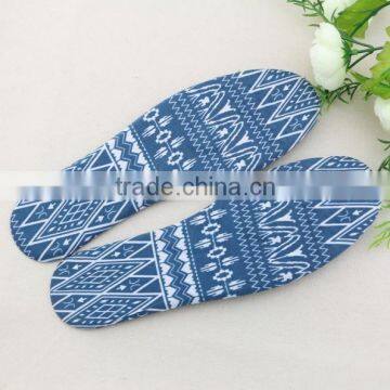 full length molded EVA material removable insole for shoe