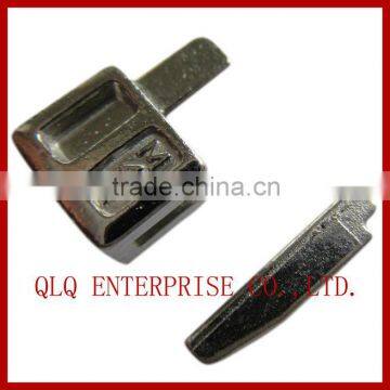 Metal Zinc Zipper Pin and Box