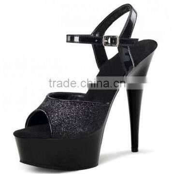 Fashion Ultra High Heels Sandals 6 Inch Sexy Performance Exotic Dancer Bride Wedding Shoes photo-3
