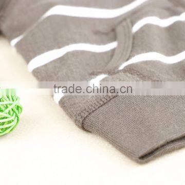 Toddler Long Sleeve Hoodies Zip-up Jacket Baby Girls' Stripe Reversible Hooded Jacket photo-3