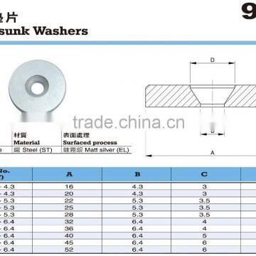 For CNC Lathe and Printing Machine Parts Steel Countersunk Washers photo-2