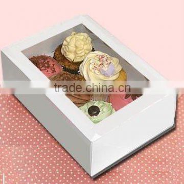 6 cupcakes window Cupcake Box