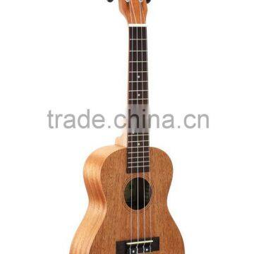 23" concert cheapest mahogany wooden ukulele with ukulele parts case