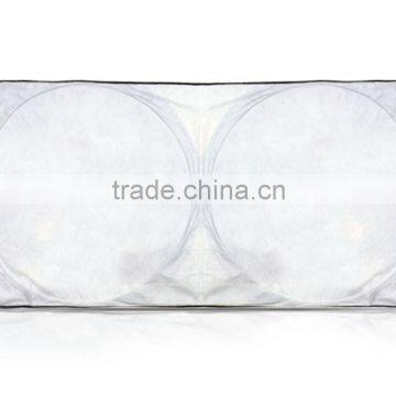 Car Sunshade Tyvek White and Round Sunshade
