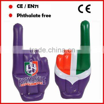 inflatable fingers hand for promtion EN71 and ASTM standard