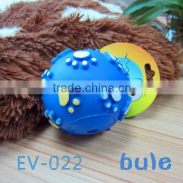 Small Clear Rubber Dog Toy Ball