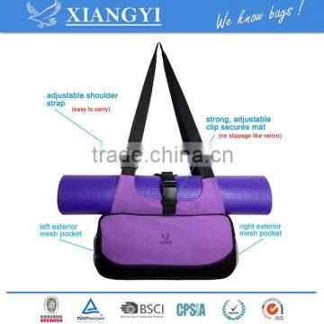 Stylish durable compact yoga mat bag fitness bag