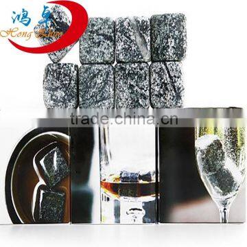 wine accessories granite whiskey stones for cooling wine