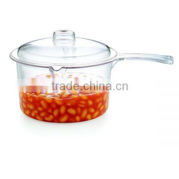 Clear Microwave Small Lidded Saucepan