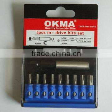 9pcs in 1 driver screwdriver bits set