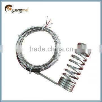 Stainless steel coil spring heater for hot runner