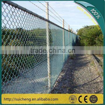 Galvanized Chain Link Mesh/Galvanized Chain Link Fence/PVC Coated Chain Link for USA(Guangzhou Factory)