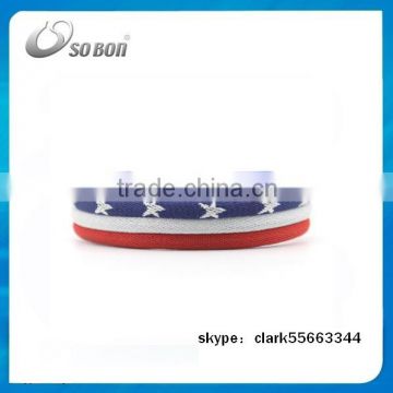 new design bracelet for national day country flag bracelet for promotion