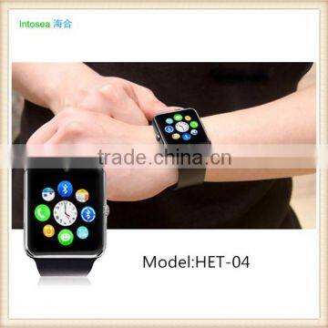 2015 Hot selling bluetooth android smart watch health tracker wrist watches support sim card