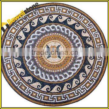 Custom Design Handcut Marble Mosaic Medallions Mediterranean Floor