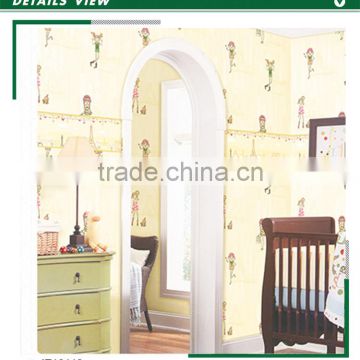 on sale printing non woven wallpaper, for kids princess wall mural for kids room , decorative wall covering ideas