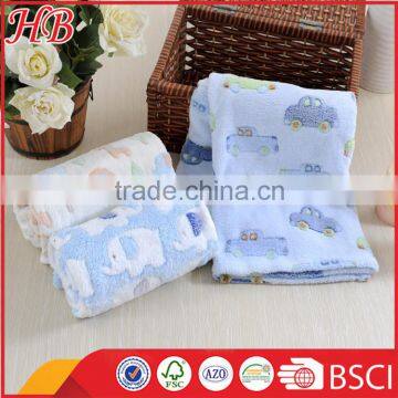 Jacquard Coral Fleece Baby Blanket