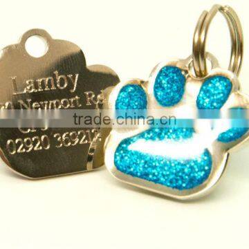 metal jewelry tags, casting pet tag, epoxy tags