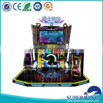 Superwing hot sale Indoor amusement game machine,electronic drum music machine