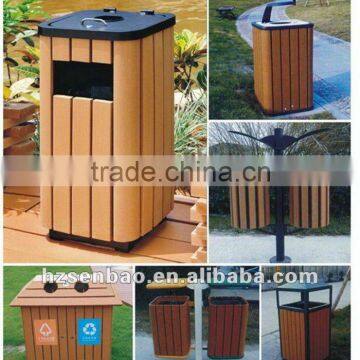 Outdoor WPC Environmental Protection Dustbin