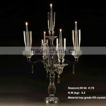 fashion 5arms crystal candelabra wedding centerpieces