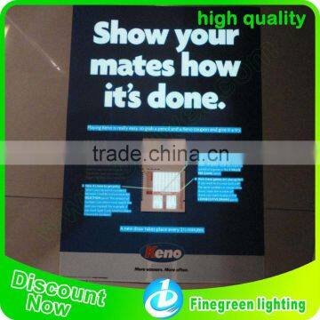 flashing el poster,energy saving animated el poster