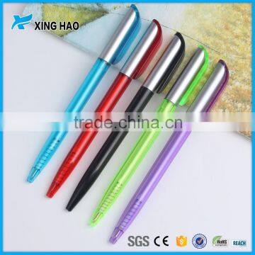 Logo customized promotion advertising roller plastic ball pen, promotional pen