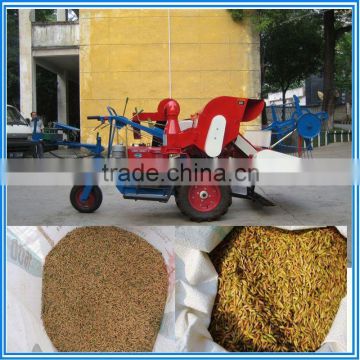 High efficiency full feeding mini wheat harvester for sale