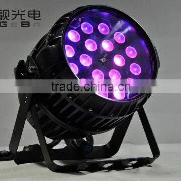 18leds 10w rgbw led par light High Power zoom led par light