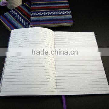 Fashion Color Stripe Canvas Write Note Book photo-3