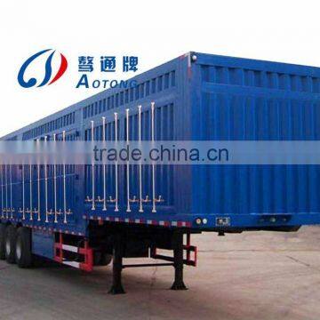 best selling cargo semi trailer house,3 axles semi trailer,5 pairs of semi trailer door