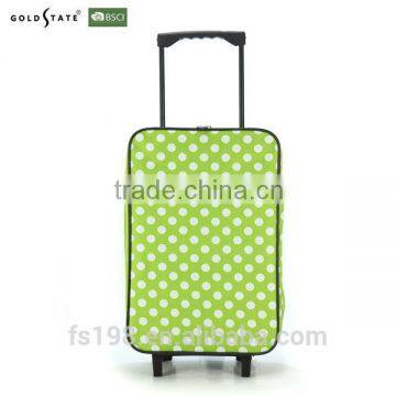 Fashion waterproof foldable shopping travel/trolley bag/luggage case