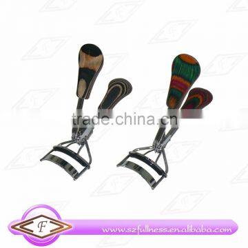 best seller cosmetic wooden handle eyelash curler