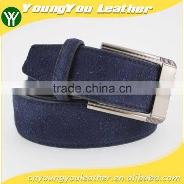 Hot Sale Fashion Man Origin Jeans Belt With Blue Genuine Leather in Yiwu
