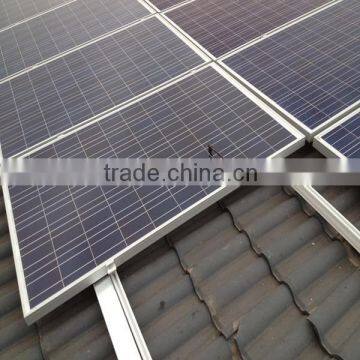 Pitched roof PV mounting structure system