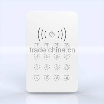 SMS Alert Wireless 4X4 numeric RFID keypad with Low battery Notification