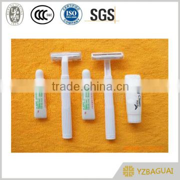 plastic hotel disposable shaving razor kits