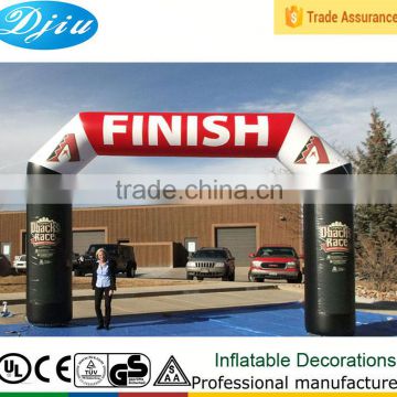 DJ-GM-03 black finish inflatable arch supply advertising promotion cartoon