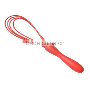 12 inches new design silicone egg whisk beater with PP handle