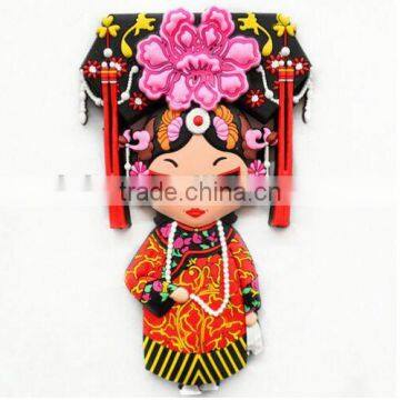 Free shipping Glossy Lamination people shaped magnets,Customized Printing 3d fridge magnet ---DH20109