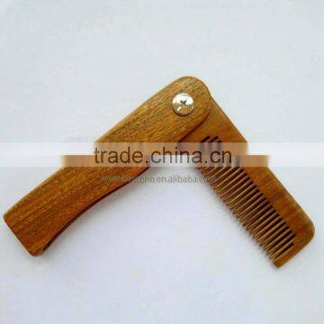 Popular Foldable Personalized Hair Comb Wooden photo-4